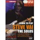 Lick Library: Learn To Play Steve Vai - The Solos (DVD/CD)