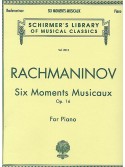 Six Moments Musicaux Op.16 (For Piano)