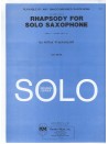 Rhapsody for Solo Saxophone