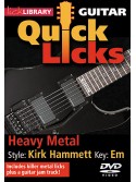 Lick Library: Quick Licks Kirk Hammett Heavy Metal (DVD)