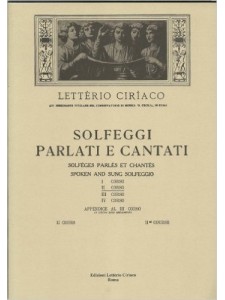 Solfeggi parlati e cantati - 2° corso