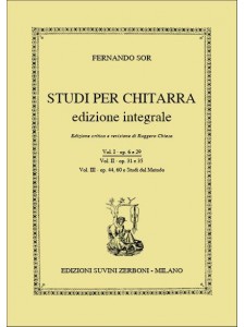 Sor - Studi Per Chitarra Vol. 1