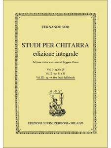 Sor - Studi Per Chitarra Vol. 3