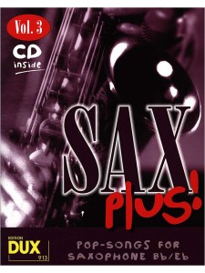 Sax Plus! - Volume 3 (book/CD)