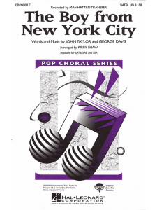 The Boy from New York City (Choral)