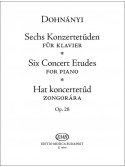 Sechs Konzertetüden für Klavier op. 28