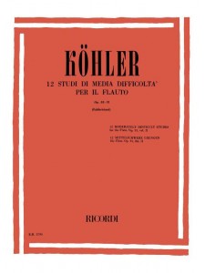 Kohler - Op. 33 Vol. II - 15 Studi facili per il flauto