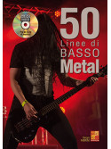 50 Linee di basso Metal (libro/Audio Video)