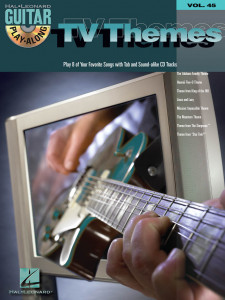 TV Themes: Guitar Play-along Volume 45 (book/CD)