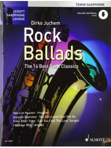 Rock Ballads For Tenor Saxophone (book/CD Play-Along)