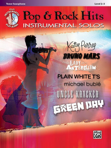 Pop & Rock Hits Instrumental Solos - Tenor Sax (book/CD)