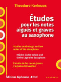 Études pour les notes aigues et graves au saxophone