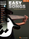 Easy Songs: Bass Play-Along Volume 34 (book with Audio Online)