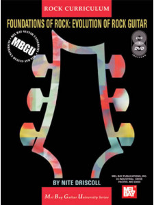 MBGU Rock Curriculum: Foundations of Rock - Evolution of Rock Guitar (book/CD/DVD)