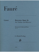 Berceuse for Violin and Piano op. 16