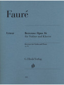 Berceuse for Violin and Piano op. 16