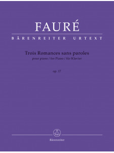 Trois Romances sans paroles for Piano op. 17 N 52