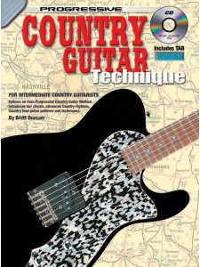 Progressive Country Guitar Technique (book/CD)