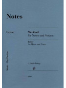 Sketchbook for music and notes