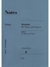 Sketchbook for music and notes