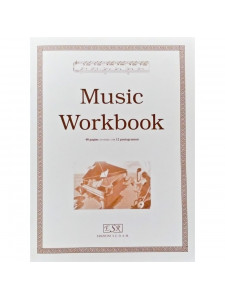 Music Workbook - 48 pagine con 12 pentagrammi