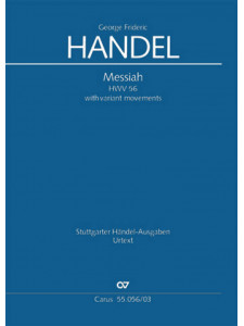 Handel - MESSIAH HWV 56 with variant movements