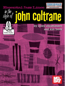 Essential Jazz Lines in the Style of John Coltrane (book/CD play-along)