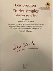 Leo Brouwer - Estudios Sencillos (libro/CD)