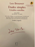 Leo Brouwer - Estudios Sencillos (book & Audio download)