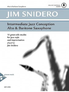 Intermediate Jazz Conception for Alto Saxophone (book/CD play-along)